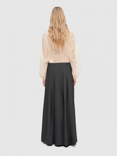 Skirt Woman Grey Vero Moda