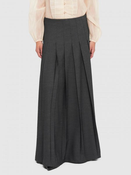 Skirt Woman Grey Vero Moda