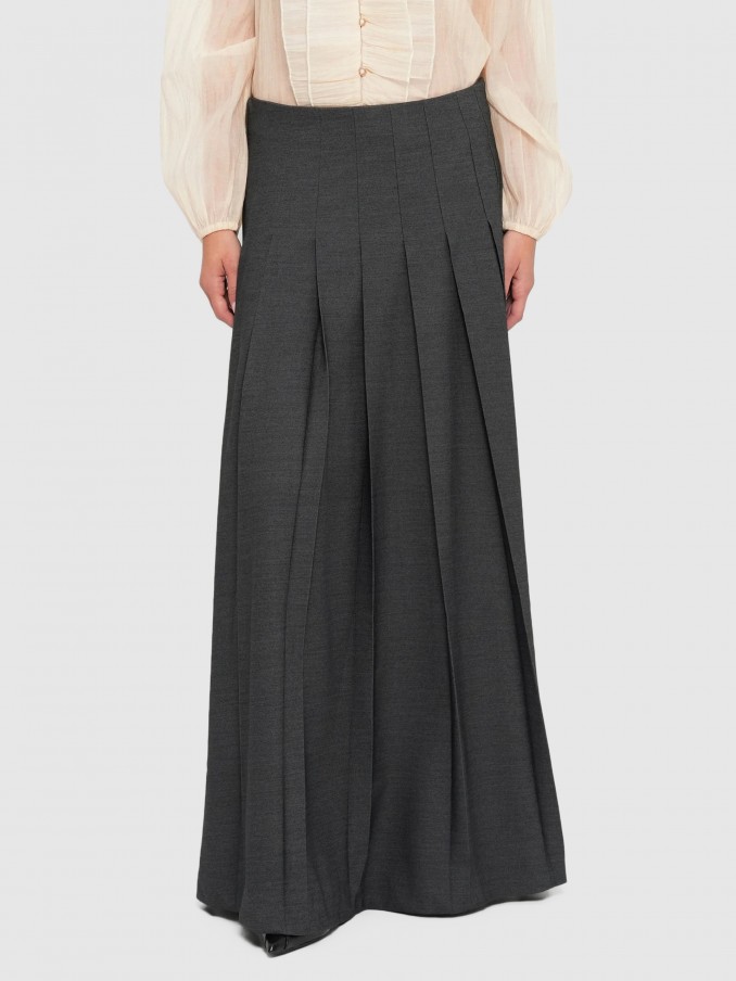 Skirt Woman Grey Vero Moda