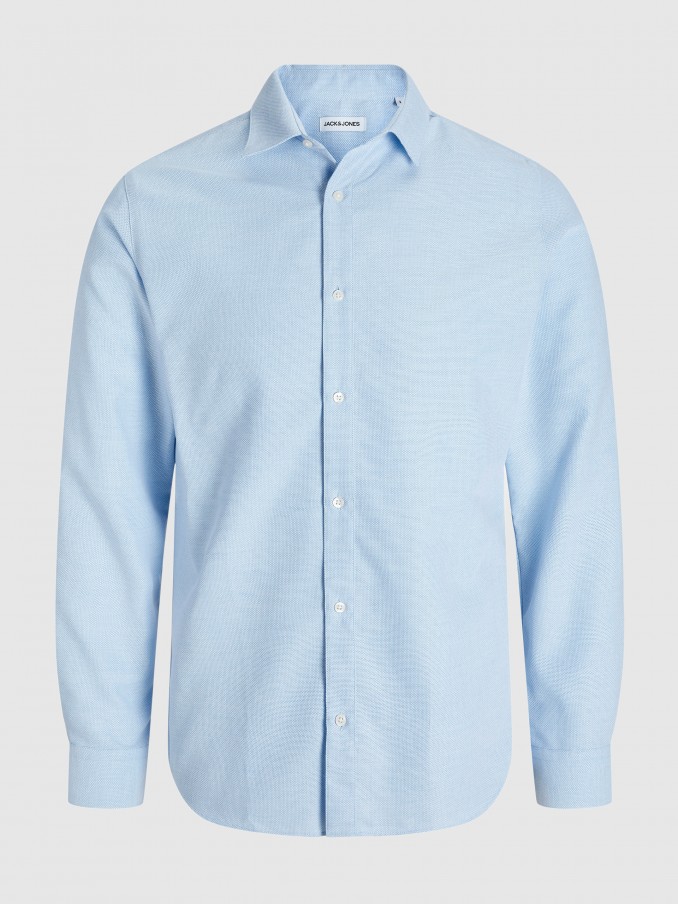 Camisa Hombre Azul Jack & Jones