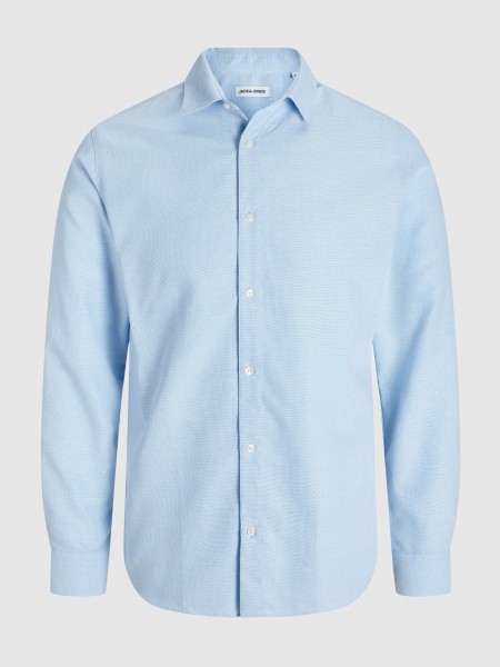 Camisa Hombre Azul Jack & Jones