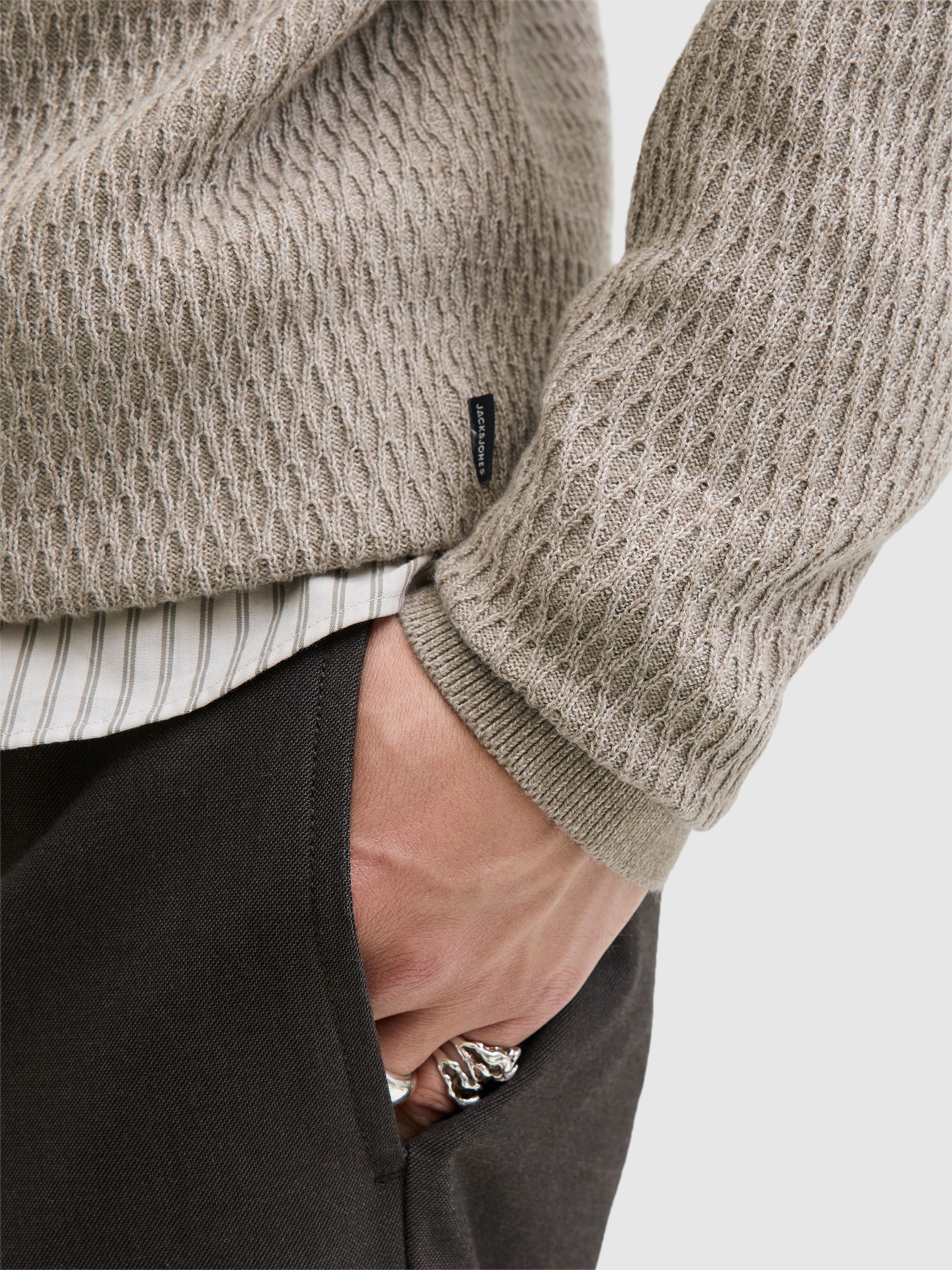 Pullover Man Light Brown Jack & Jones