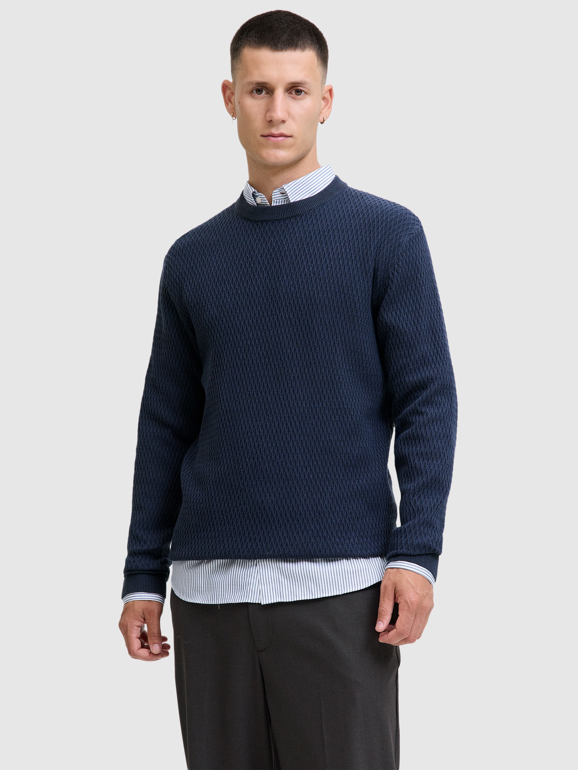 Pullover Man Navy Blue Jack & Jones