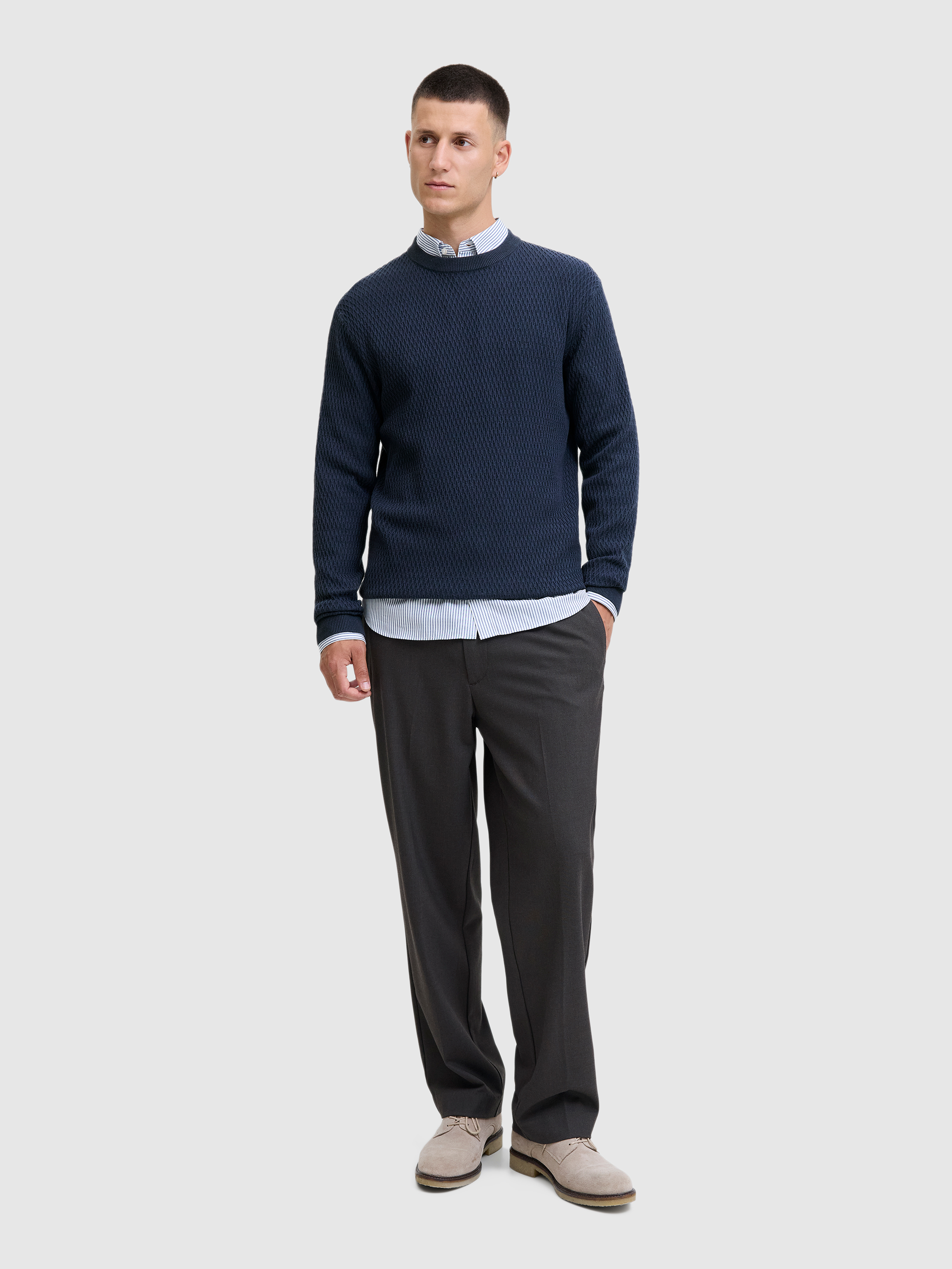 Pullover Man Navy Blue Jack & Jones