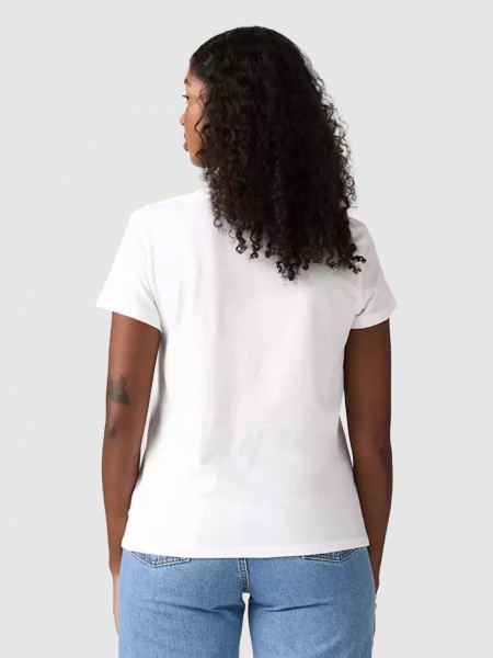 Camiseta Mujer Blanco Levis