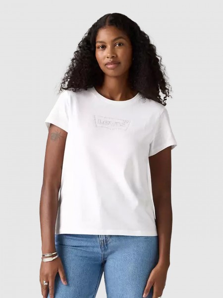 T-Shirt Woman White Levis