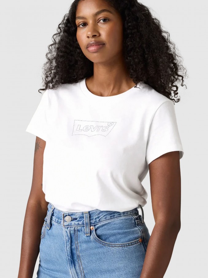 Camiseta Mujer Blanco Levis