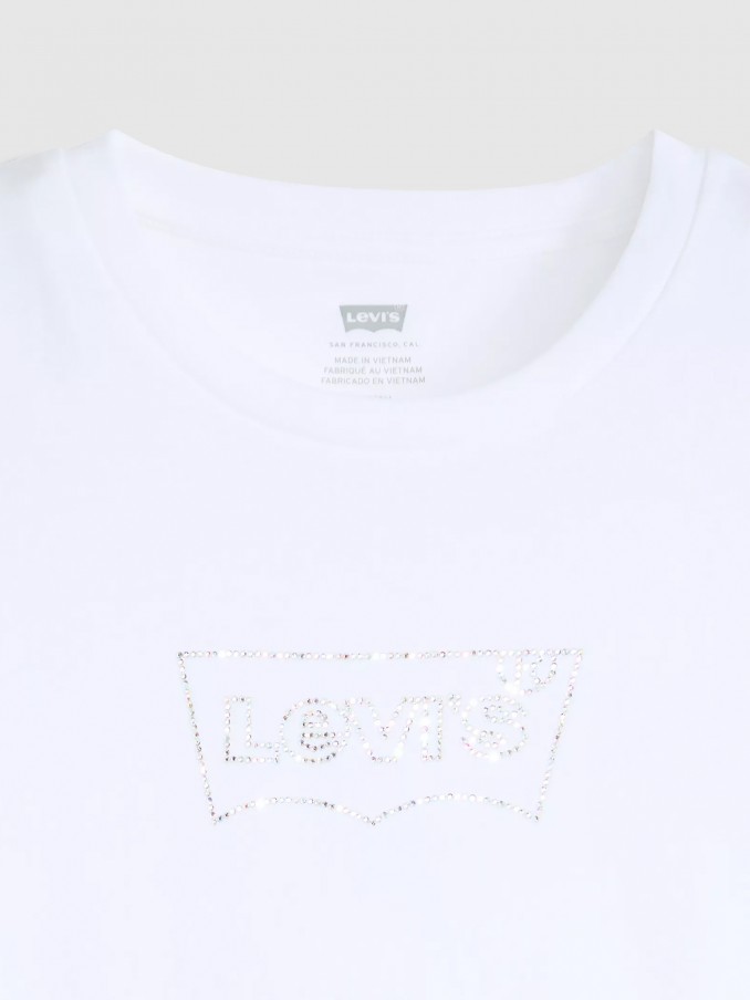 Camiseta Mujer Blanco Levis