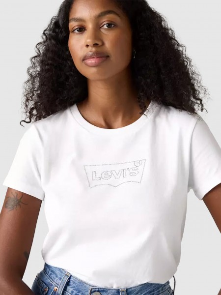 T-Shirt Woman White Levis