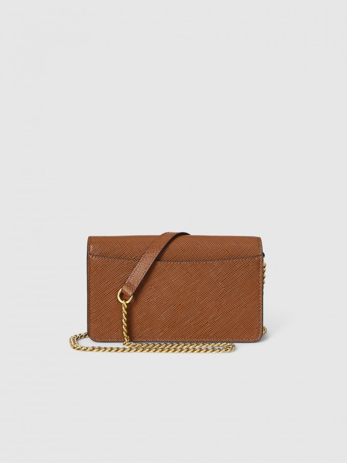 Bolsos de Hombro Mujer Camello Polo Ralph Lauren