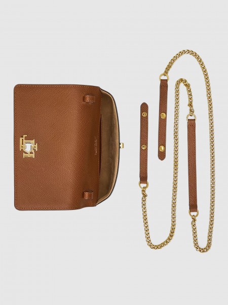 Bolsos de Hombro Mujer Camello Polo Ralph Lauren Bolsos de Hombro Mujer Camello Polo Ralph Lauren