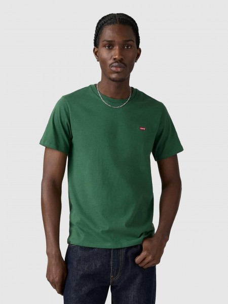 Camiseta Hombre Verde Levis