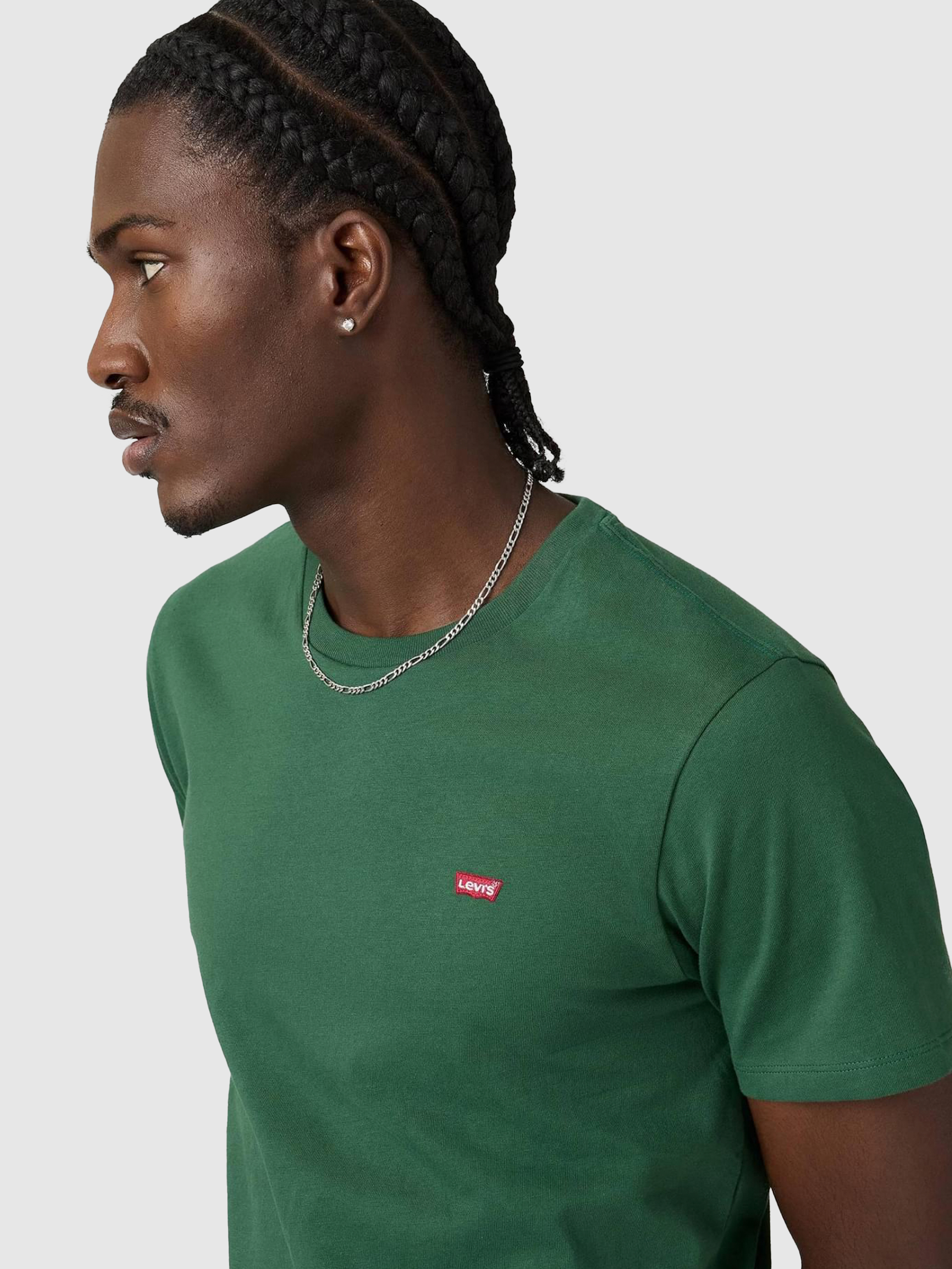 T-Shirt Man Green Levis