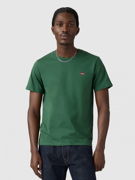 Camiseta Hombre Verde Levis