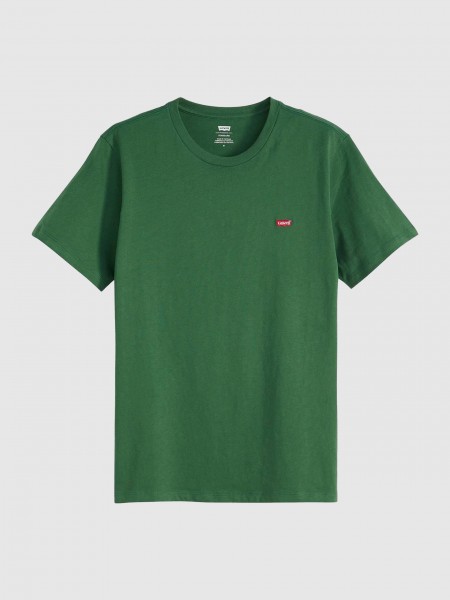 Camiseta Hombre Verde Levis