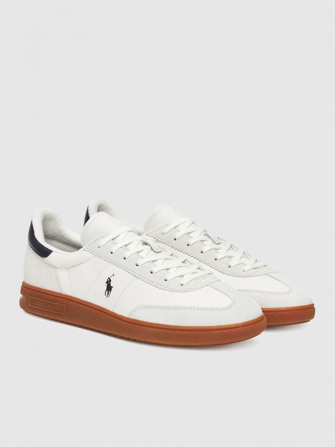 Sneakers Man White Polo Ralph Lauren