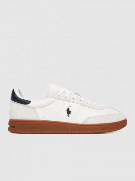 Sneakers Man White Polo Ralph Lauren