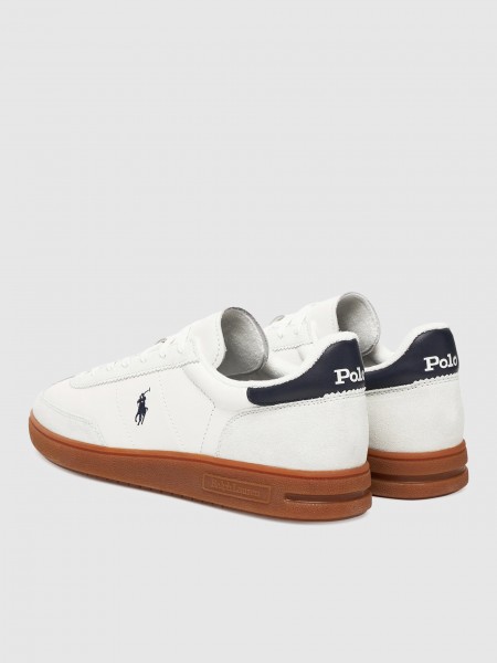 Tenis Hombre Blanco Polo Ralph Lauren Tenis Hombre Blanco Polo Ralph Lauren