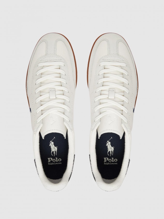 Tenis Hombre Blanco Polo Ralph Lauren