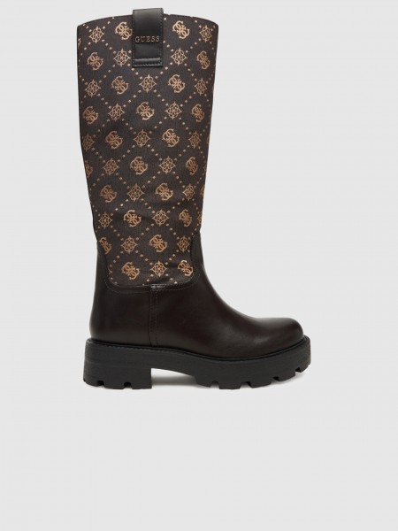 Boots Woman Brown Guess