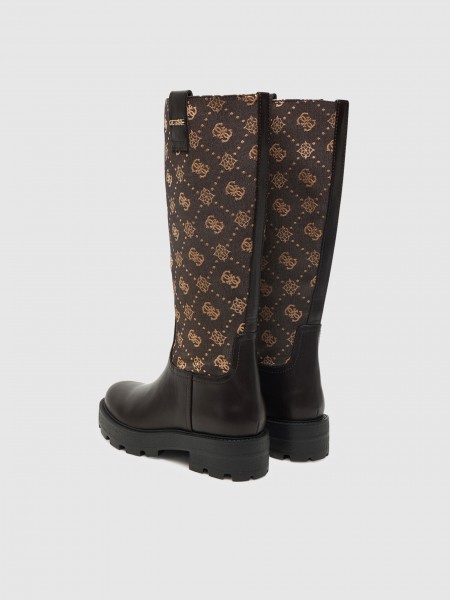 Boots Woman Brown Guess