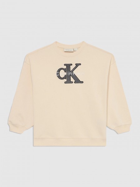 Jumper Girl Cream Calvin Klein