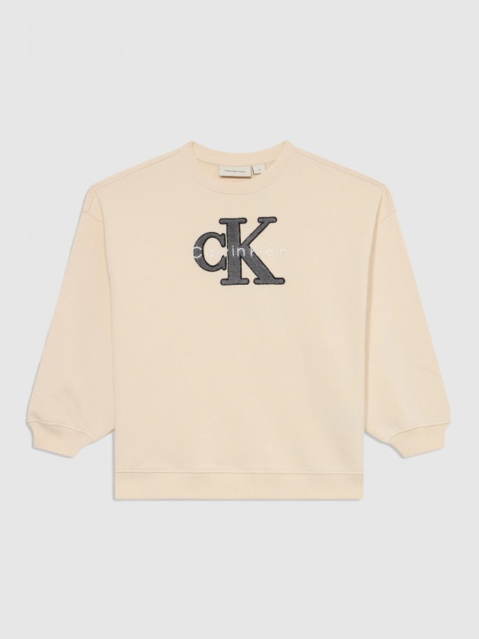 Jumper Girl Cream Calvin Klein