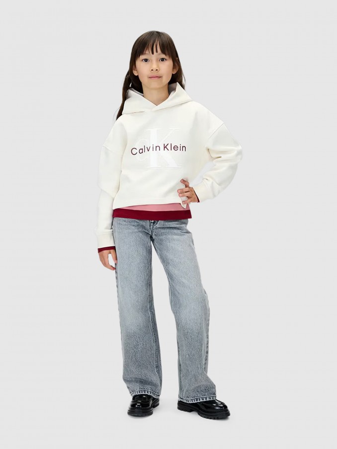Jumper Girl Cream Calvin Klein