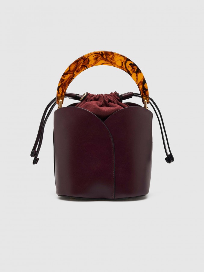Bolso Mujer Burdeos Lion Of Porches