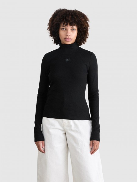 Sueter Mujer Negro Calvin Klein