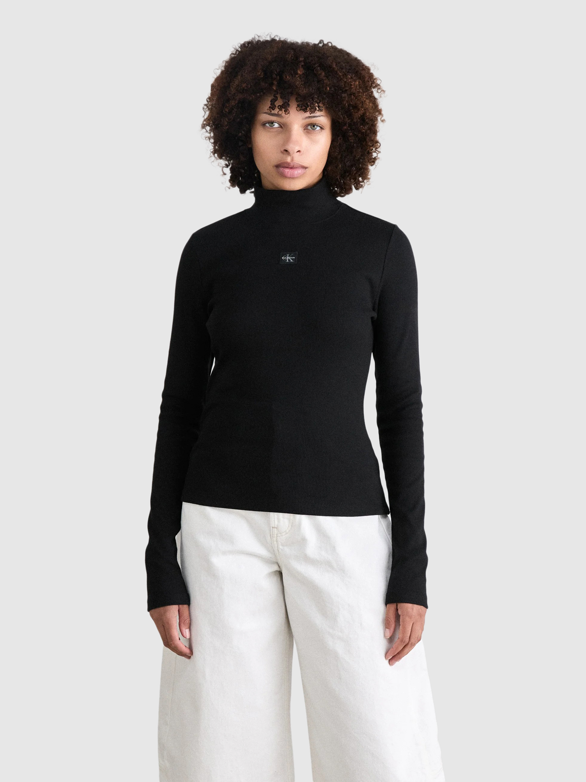 Pullover Woman Black Calvin Klein