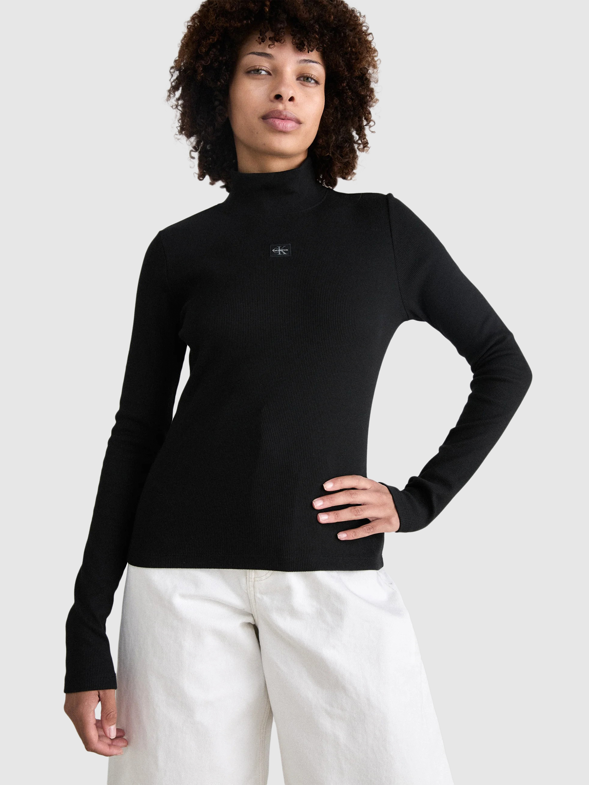 Pullover Woman Black Calvin Klein