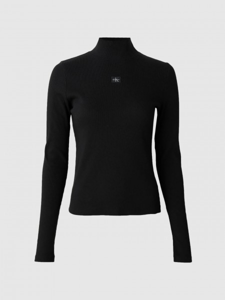 Pullover Woman Black Calvin Klein