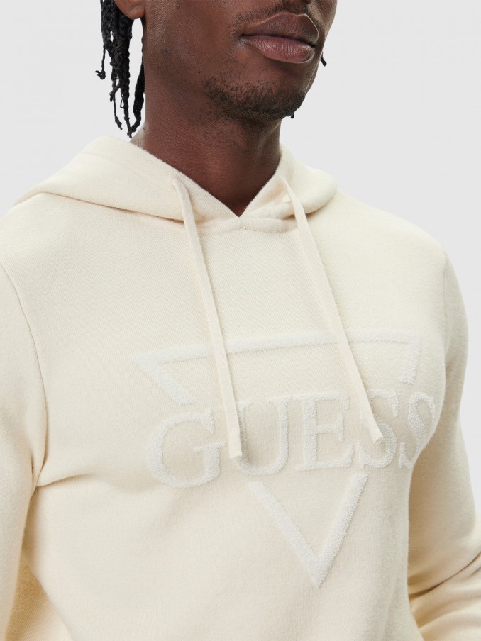 Jersey Hombre Crema Guess