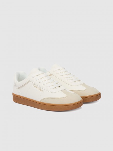 Sneakers Boy White Calvin Klein
