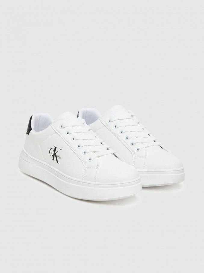 Sneakers Boy White Calvin Klein