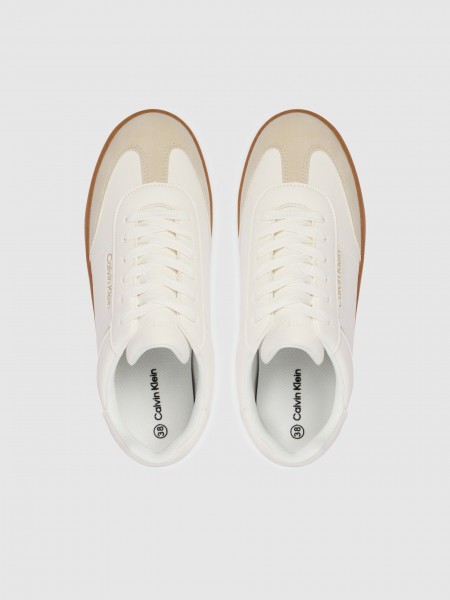 Sneakers Boy White Calvin Klein