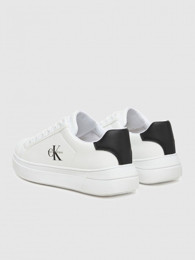 Sneakers Boy White Calvin Klein