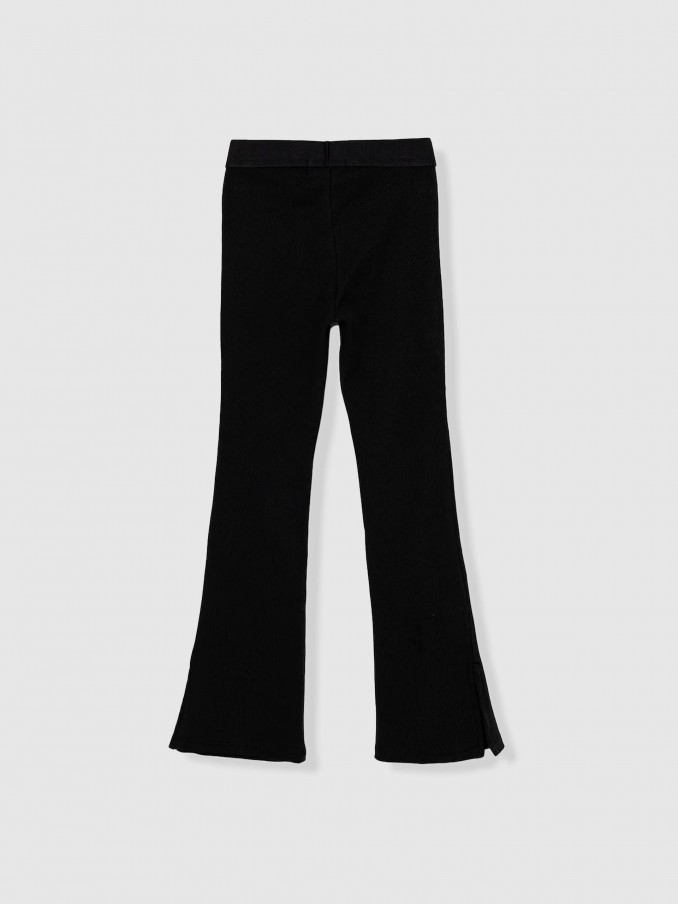 Pantalones Niña Negro Calvin Klein