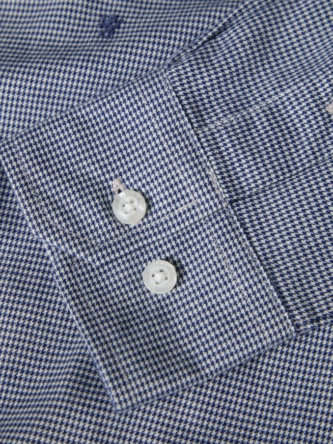 Camisa Hombre Azul Marino Lion Of Porches