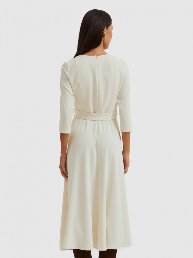 Vestido Mujer Crema Lion Of Porches