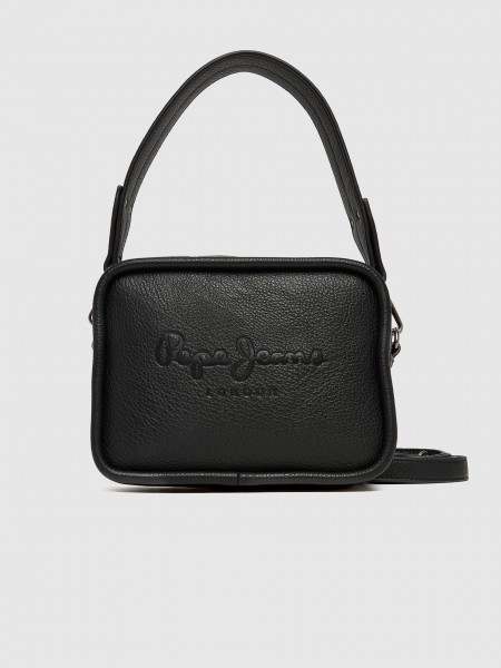 Bolsos de Hombro Mujer Negro Pepe Jeans London