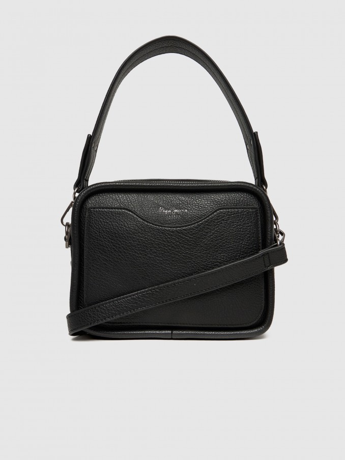 Bolsos de Hombro Mujer Negro Pepe Jeans London