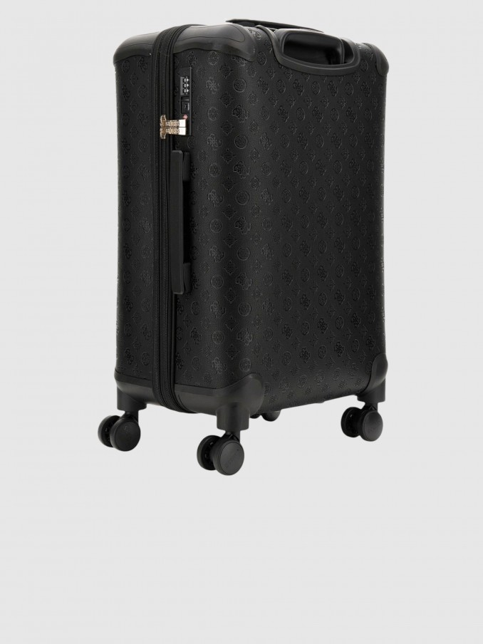Bolsa de Viaje Pequea Mujer Negro Guess