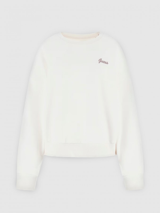 Jersey Mujer Blanco Guess Underwear