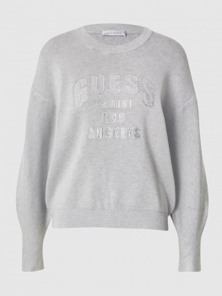 Jersey Mujer Gris Guess