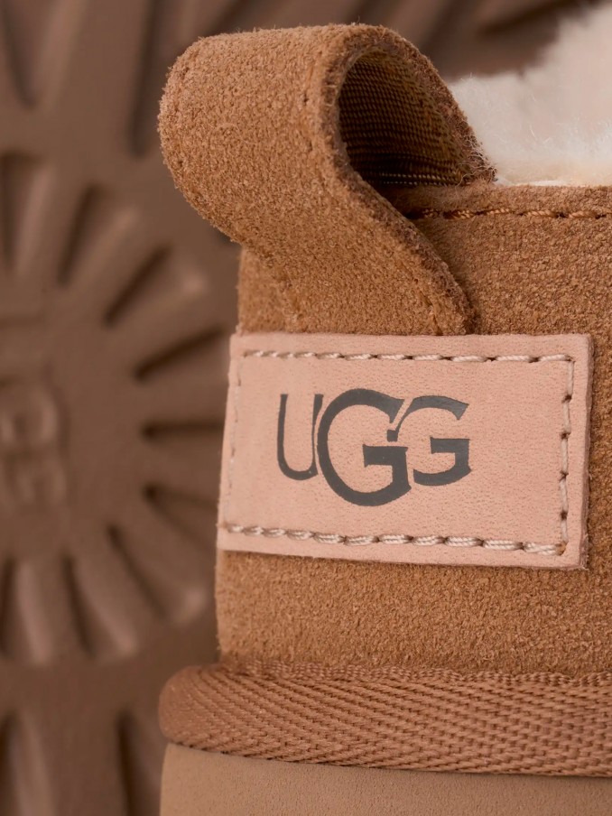 Chanclas Mujer Camello Ugg