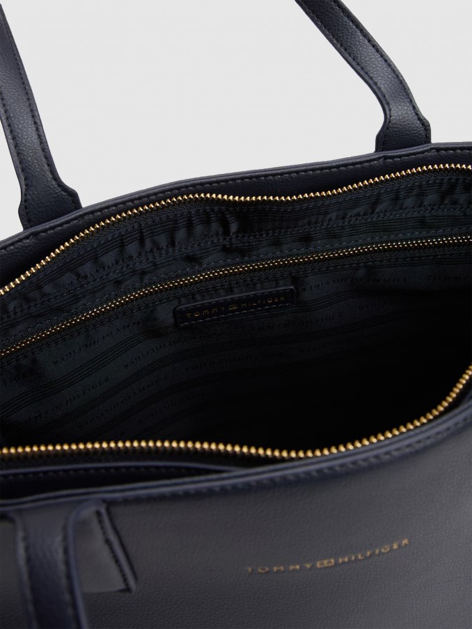 Bolsos de Mano Mujer Azul Marino Tommy Jeans