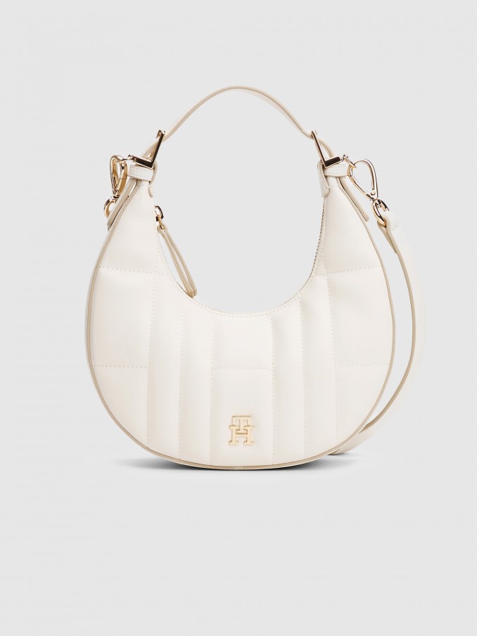 Bolsos de Hombro Mujer Crema Tommy Jeans