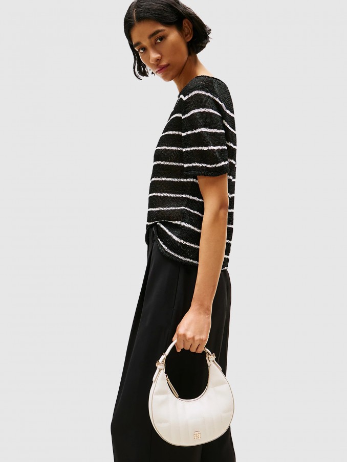 Shoulder Bags Woman Cream Tommy Jeans